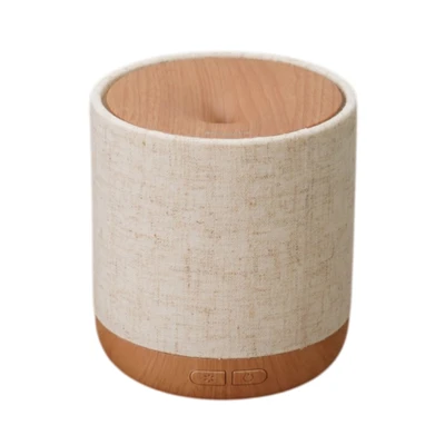 Gambar Breathe Shizuka Ultrasonic Diffuser Aroma - Cokelat Kayu/Putih