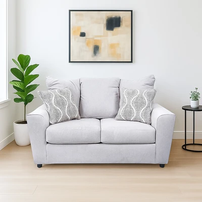 Gambar Ashley Stairatt-2 Sofa Fabric 2 Seater - Cokelat Muda