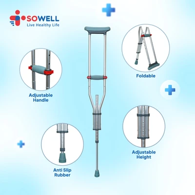Gambar Sowell Tongkat Jalan All Size SHJ305 - Silver