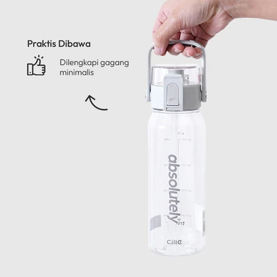 Gambar Ataru Botol Minum Tritan 780 ml - Abu-Abu