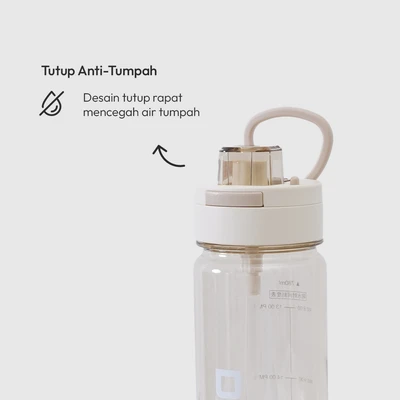 Gambar Ataru Botol Minum Tritan 780 ml - Krem