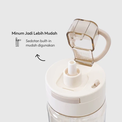 Gambar Ataru Botol Minum Tritan 780 ml - Krem