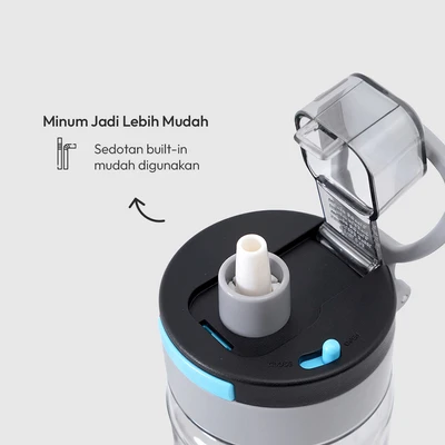 Gambar Ataru Botol Minum Tritan 780 ml - Abu-Abu Tua