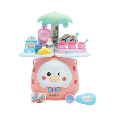 Gambar Pretty Missy Playset Penguin Dessert Shop Small - Pink
