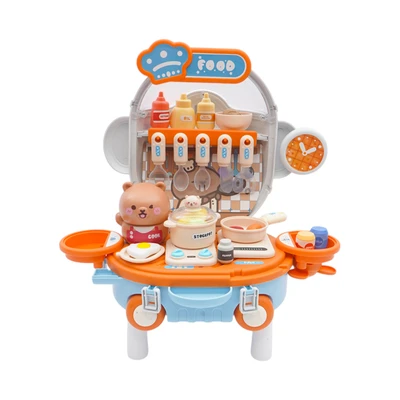 Gambar Pretty Missy Playset Capyplane Kitchen - Oranye/biru