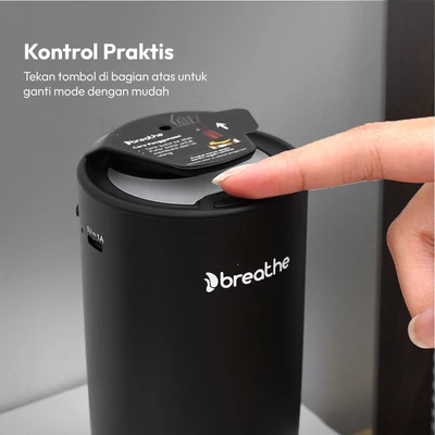 Gambar Breathe Diffuser Aromaterapi Portable - Hitam