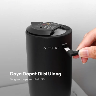 Gambar Breathe Diffuser Aromaterapi Portable - Hitam