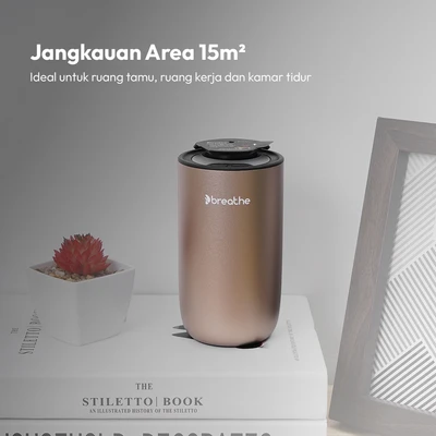 Gambar Breathe Diffuser Aromaterapi Portable - Gold