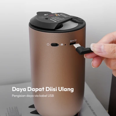 Gambar Breathe Diffuser Aromaterapi Portable - Gold