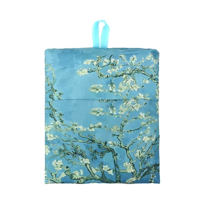 Gambar Passport Tas Belanja Lipat White Flower - Hijau