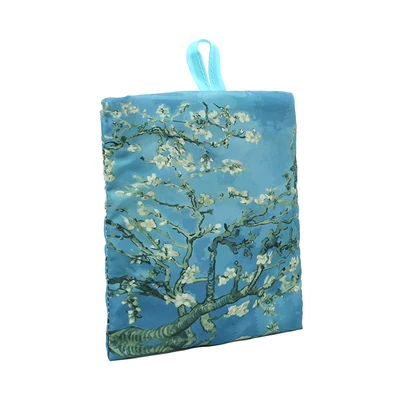 Gambar Passport Tas Belanja Lipat White Flower - Hijau