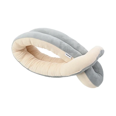 Gambar Passport Bantal Leher Travel Twist - Abu-abu