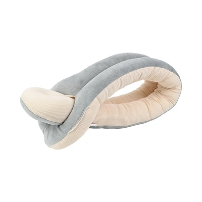 Gambar Passport Bantal Leher Travel Twist - Abu-abu