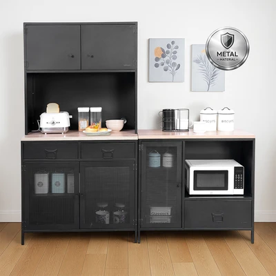 Gambar Informa Levon Kitchen Set Dengan Top - Hitam