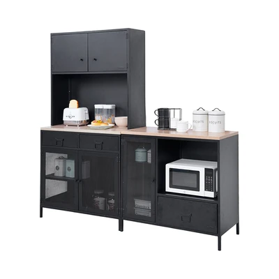 Gambar Informa Levon Kitchen Set Dengan Top - Hitam