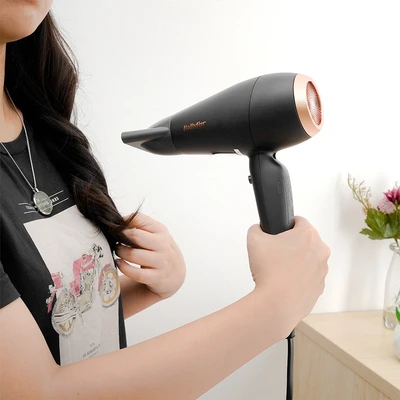 Gambar Babyliss Hair Dryer Travel Pro 6344H 1200-1600 Watt - Hitam