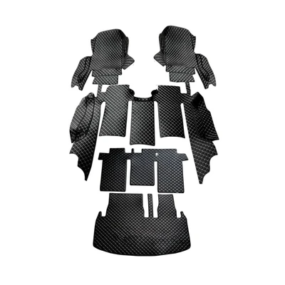 Gambar Otto Klasse Fullset Karpet Mobil Denza D9 2025-Now Synthetic Leather - Hitam