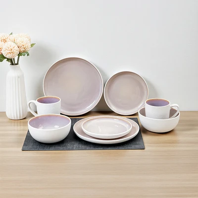 Gambar Appetite Mason Perlengkapan Makan Keramik Stoneware Set 8 pcs - Cokelat