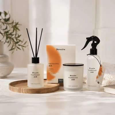 Gambar Breathe Morning Air Reed Diffuser 100 ml - Putih