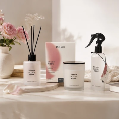 Gambar Breathe Blush Rose Reed Diffuser 100 ml - Putih
