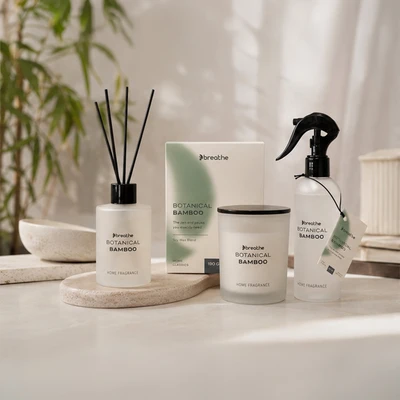 Gambar Breathe Botanical Bamboo Reed Diffuser 100 ml - Putih