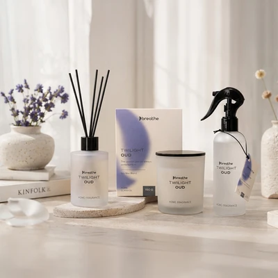 Gambar Breathe Twilight Oud Reed Diffuser 100 ml - Putih