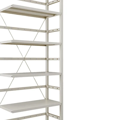 Gambar Masterspace Rak Buku Extension Besi 5 Tingkat 70x30x185 cm - Krem Beige