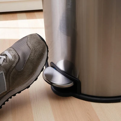 Gambar Eko Genie Tempat Sampah Pedal Stainless Steel 30 Liter - Silver Matt