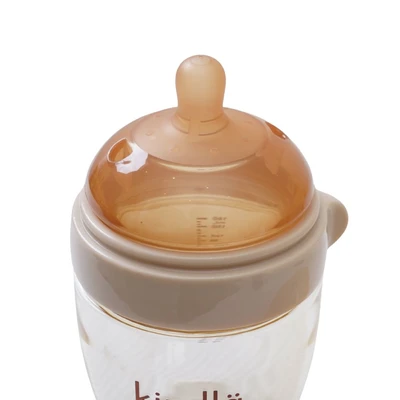 Gambar Kindla Botol Susu Bayi Ultra Wide Neck 180 ml - Krem