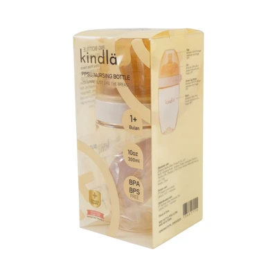 Gambar Kindla Botol Susu Bayi PPSU Ultra Wide Neck 300 ml - Cokelat