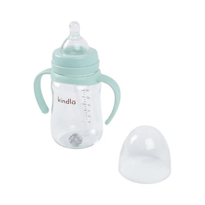 Gambar Kindla Botol Susu Bayi PPSU Wide Neck 240 ml - Biru