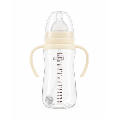 Gambar Kindla Botol Susu Bayi PPSU Wide Neck 300 ml - Krem Vanilla