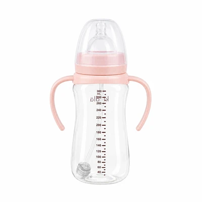 Gambar Kindla Botol Susu Bayi PPSU Wide Neck 300 ml - Pink