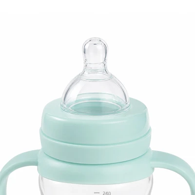 Gambar Kindla Botol Susu Bayi PPSU Wide Neck 300 ml - Biru