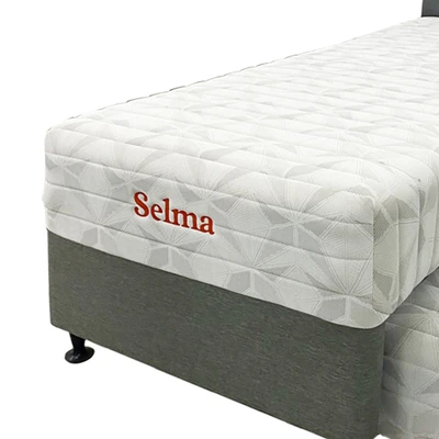 Gambar Selma 100x200 cm Soica Tempat Tidur Sorong - Abu-Abu