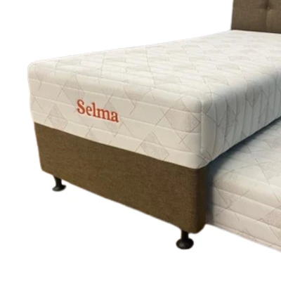 Gambar Selma 100x200 cm Soica Tempat Tidur Sorong -  Cokelat