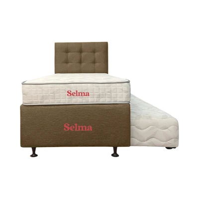 Gambar Selma 120x200 cm Soica Tempat Tidur Sorong 3 In 1 - Cokelat