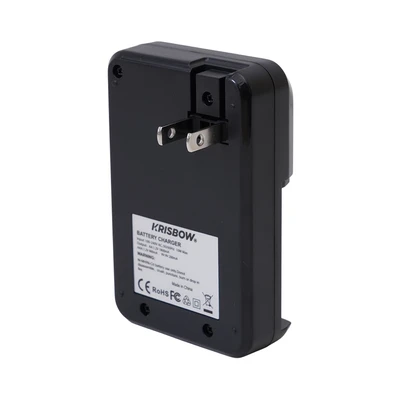 Gambar Krisbow Charger Baterai 4 Slot AA/AAA/9V - Hitam