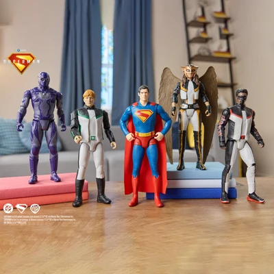 Gambar Dc Comics Action Figure Superman - Biru/merah