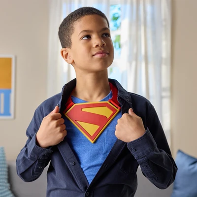 Gambar Dc Comics Spin Master Set Roleplay Superman Power Cape - Biru/merah