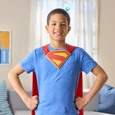 Gambar Dc Comics Spin Master Set Roleplay Superman Power Cape - Biru/merah