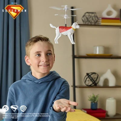 Gambar Dc Comics Figure Handheld Flying Krypto - Putih