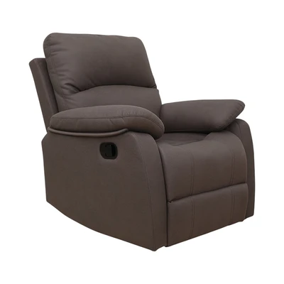 Gambar Informa Sandy Sofa Recliner Fabric 1 Seater - Cokelat Tua
