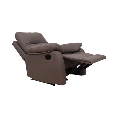 Gambar Informa Sandy Sofa Recliner Fabric 1 Seater - Cokelat Tua