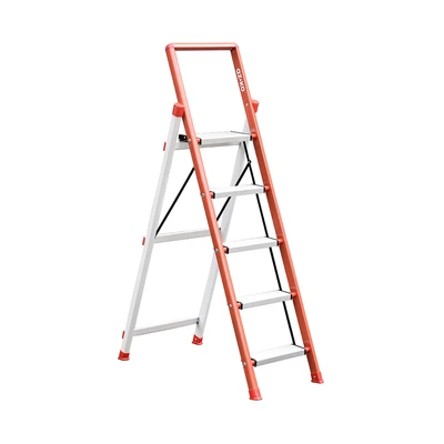 Gambar Azko 1.4 mtr Tangga Lipat Aluminium Saving Space 5 Step - Mix