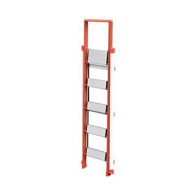 Gambar Azko 1.4 mtr Tangga Lipat Aluminium Saving Space 5 Step - Mix