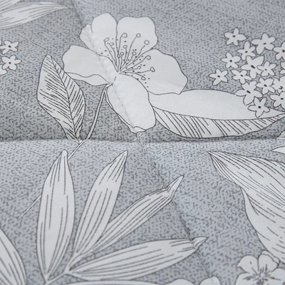 Gambar Sleeplite 180x200 cm Set 6 Pcs Seprai King Microfiber Flower Hibiscus