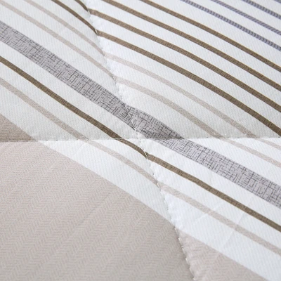 Gambar Sleeplite 180x200 cm Set 6 Pcs Seprai King Microfiber Stripe Urban