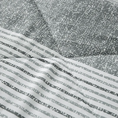 Gambar Sleeplite 160x200 cm Set 6 Pcs Seprai Queen Microfiber Stripe Luno