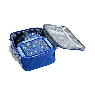 Gambar Appetite Savy Kotak Makan Dengan Botol Minum & Tas Thermal Set 3 pcs - Biru